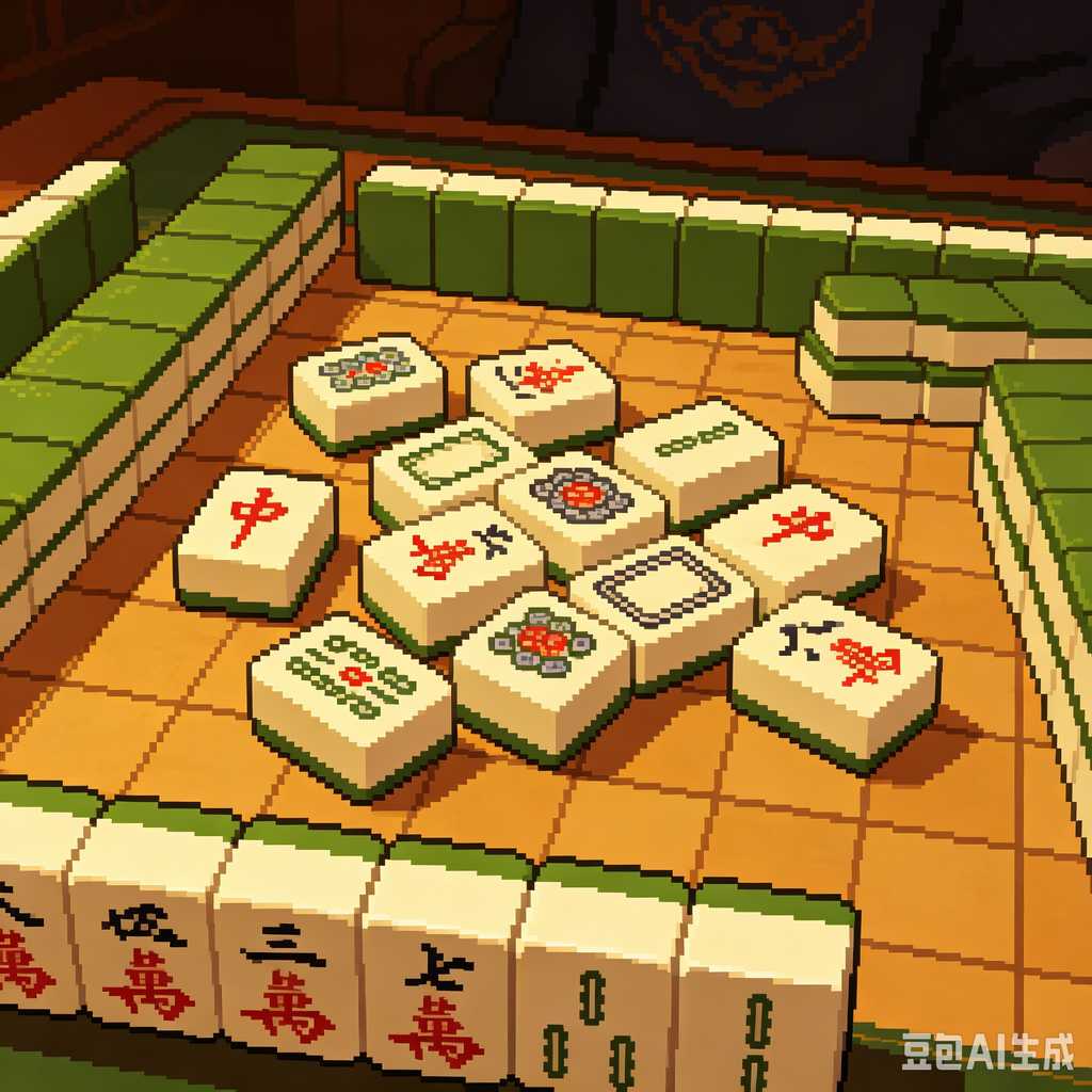 mahjong table cover mat