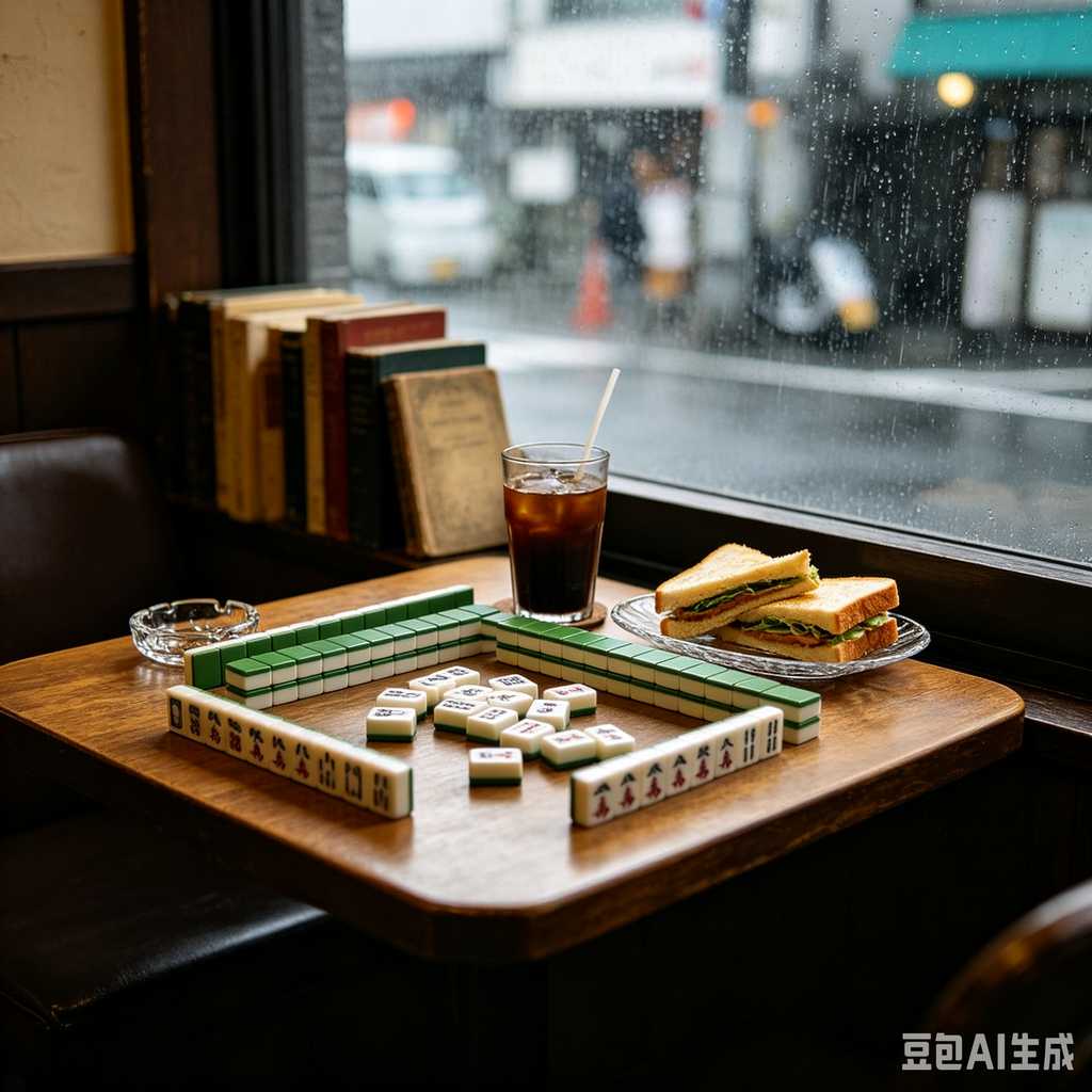 compact mahjong set for small home