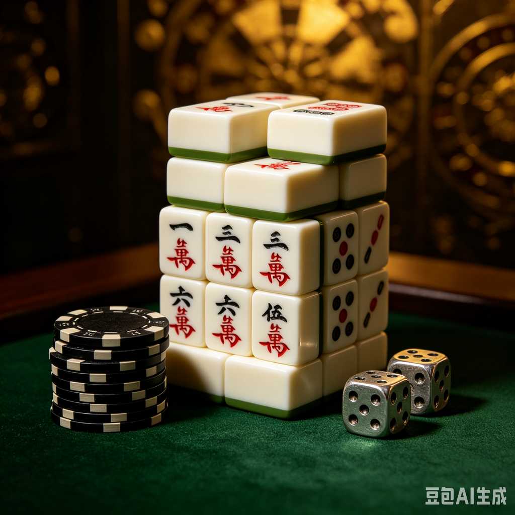 trendy color mahjong set